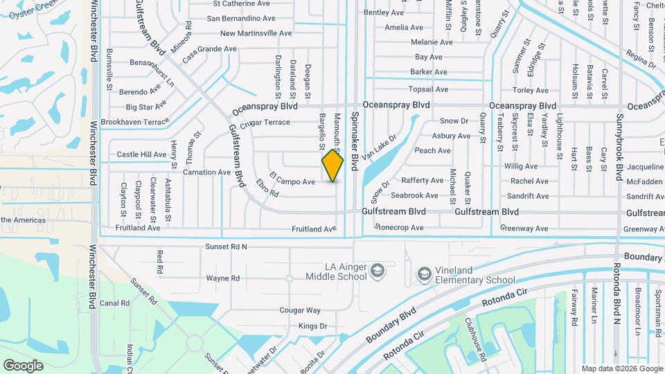 9513 El Campo Ave Map and Location Details