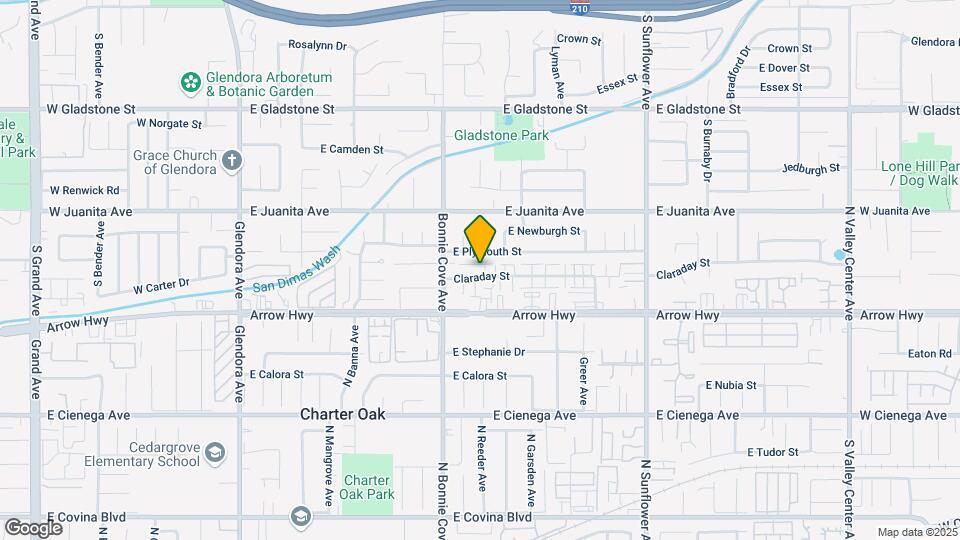 543 Claraday St Map and Location Details