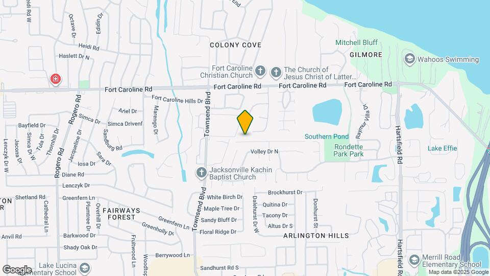 7251 Lawn Tennis Ln Map and Location Details