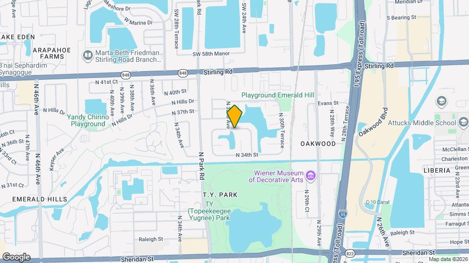 3180 N 36th St Map and Location Details