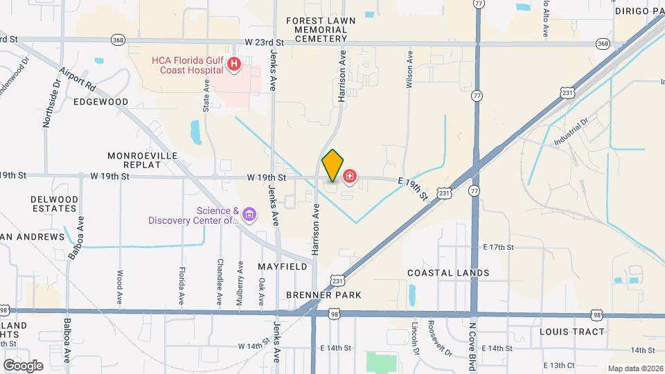 100 E 19th St Map and Location Details