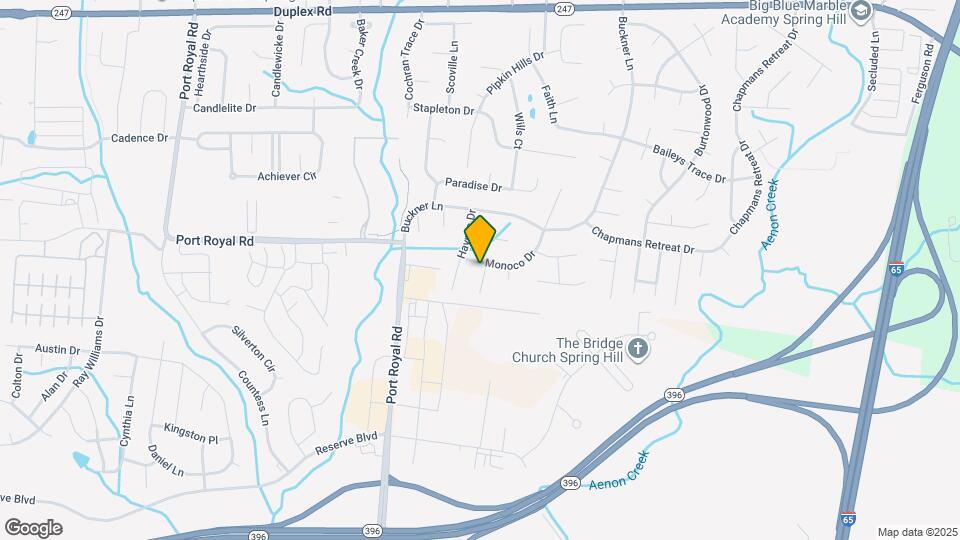 3304 Monoco Dr Map and Location Details