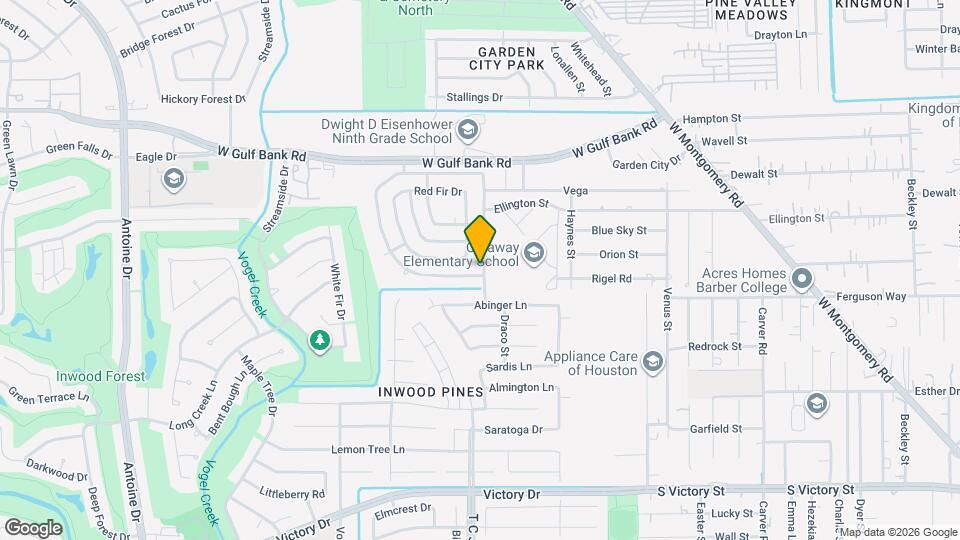 3602 Storm Creek Dr Map and Location Details