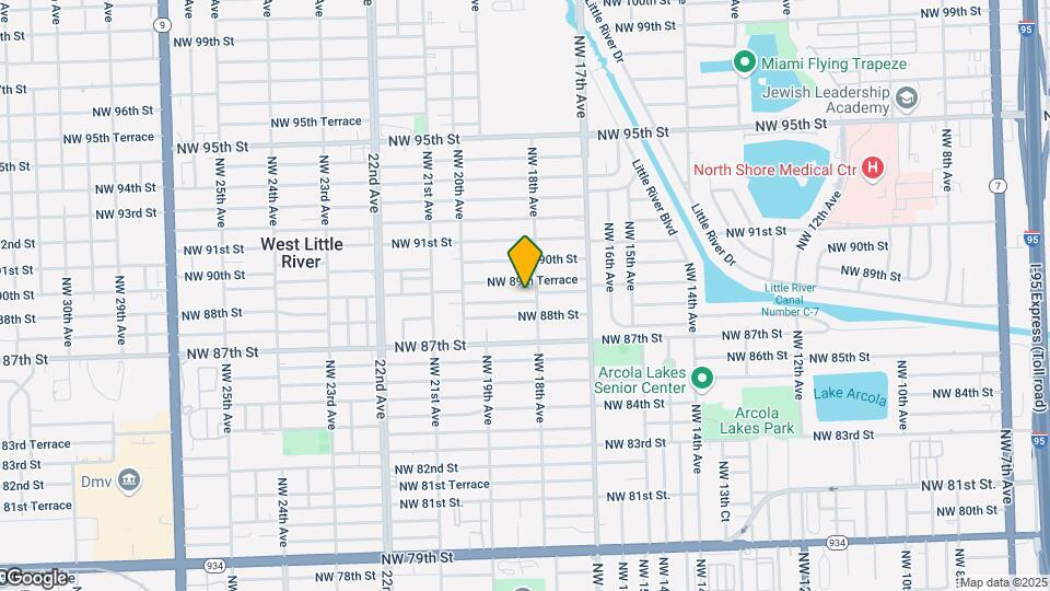 1815 NW 88th Terrace Map and Location Details