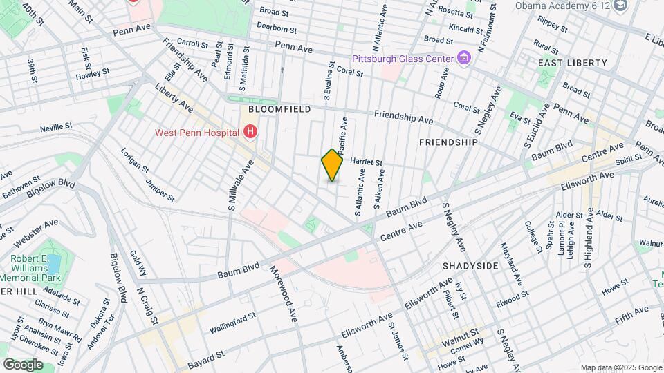 432 S Pacific Ave, Unit First floor Map and Location Details