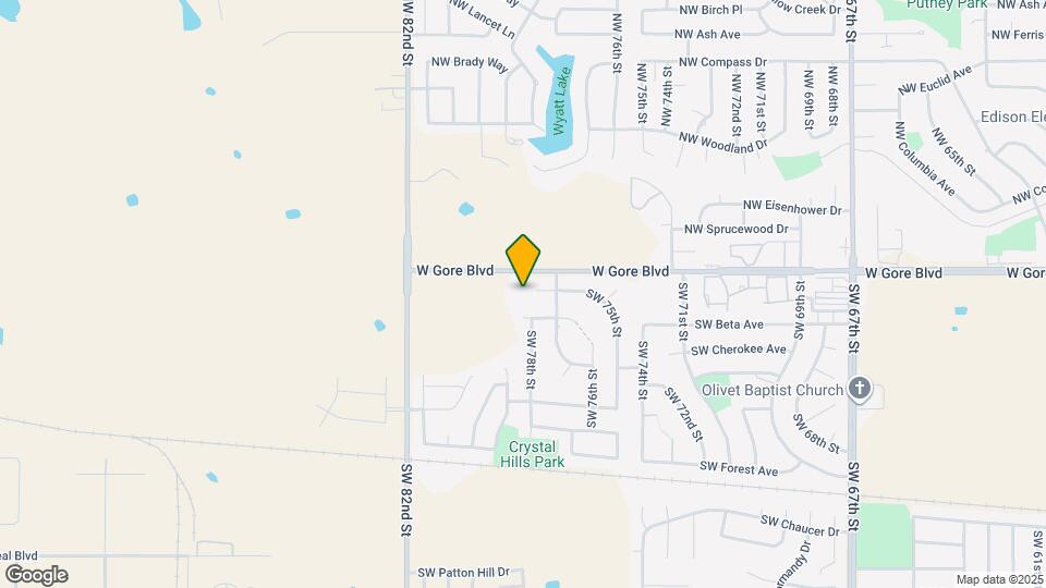 7710 SW Crystal Hills Pl Map and Location Details