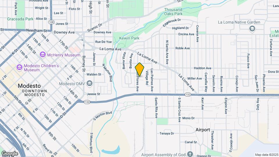 136 Las Flores Ave Map and Location Details