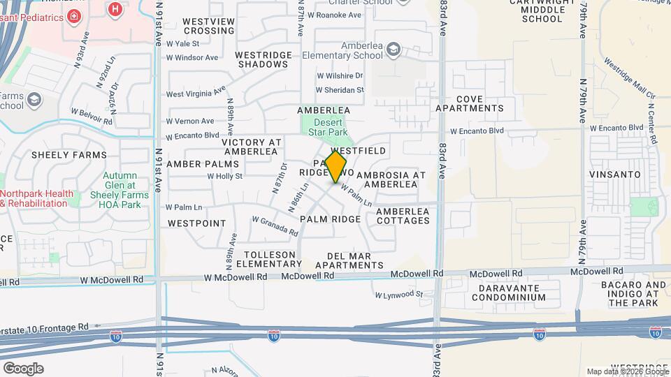 8541 W Palm Ln Mapa y Detalles de la Ubicación