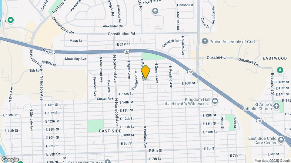 1701 E 16th St Mapa y Detalles de la Ubicación