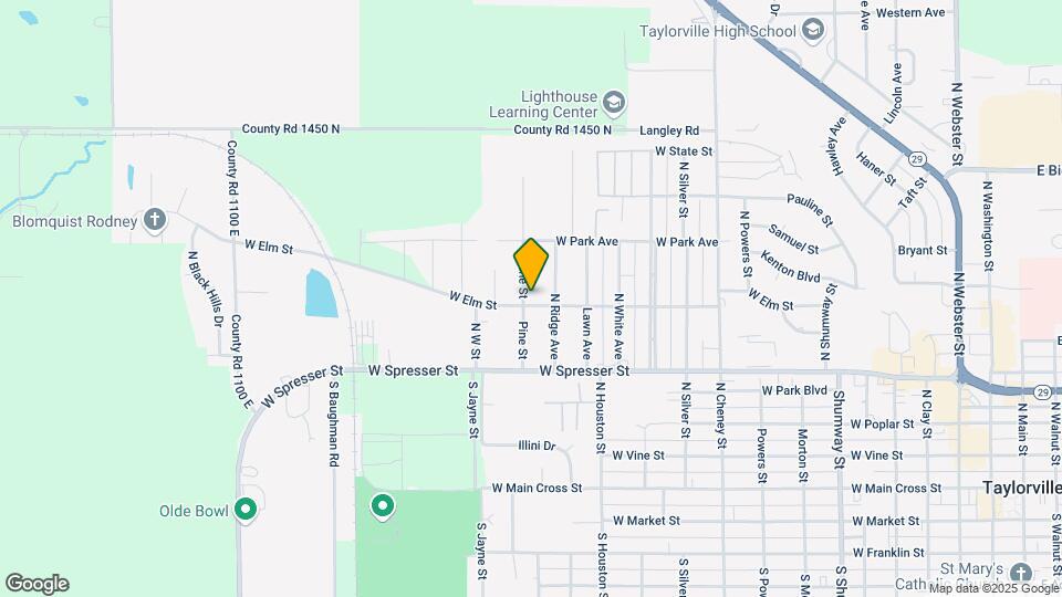 1517 W Elm St Map and Location Details
