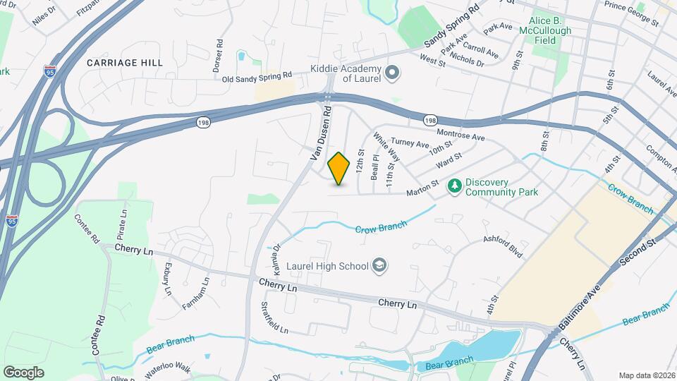 1209 Marton St Map and Location Details