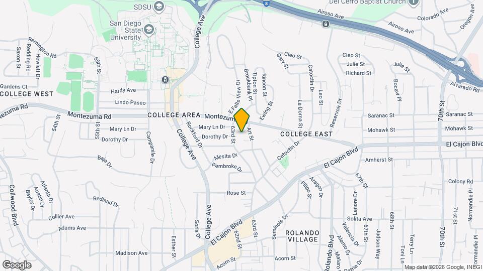 6312 Connie Dr Map and Location Details