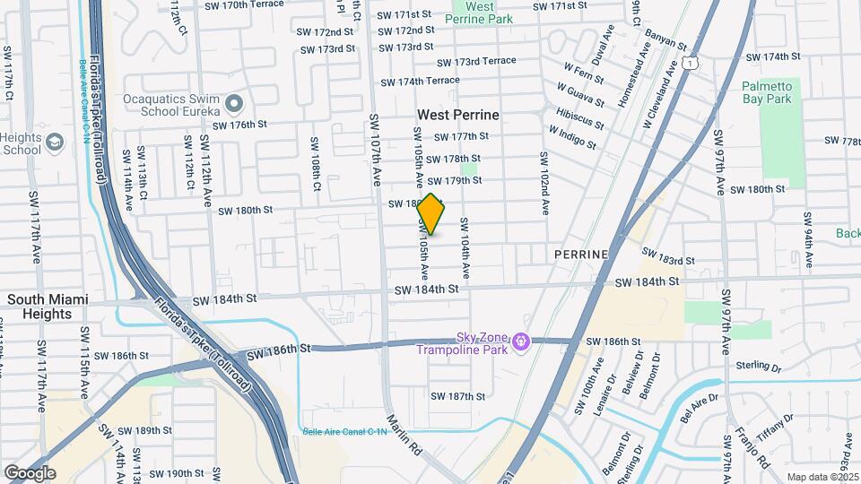 18155 SW 105th Ave Map and Location Details