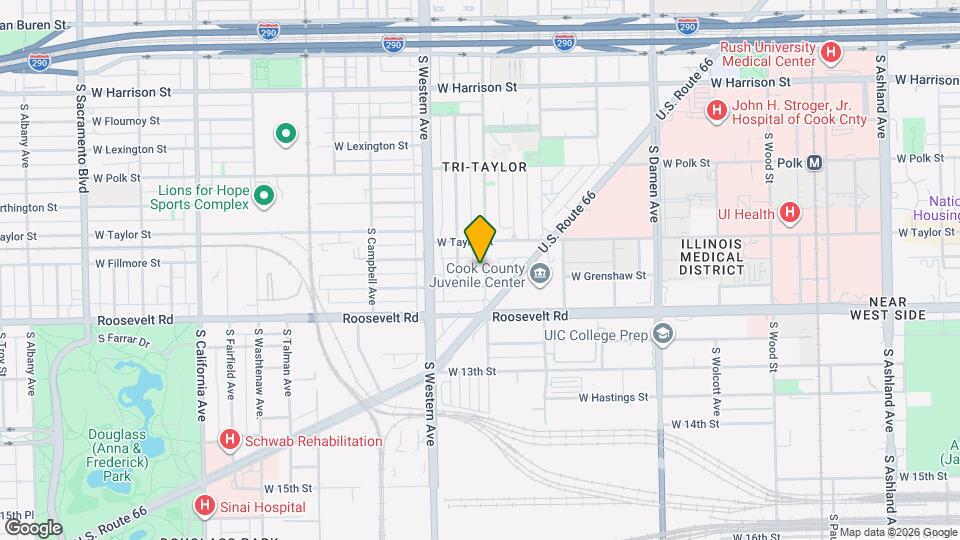 1028 S Oakley Blvd, Unit First Floor Mapa y Detalles de la Ubicación