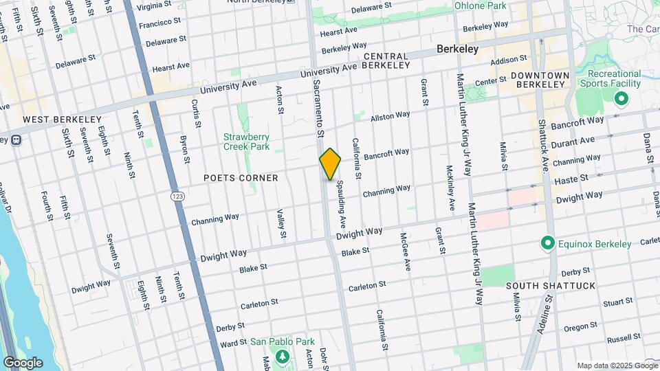 2331 Sacramento St Map and Location Details