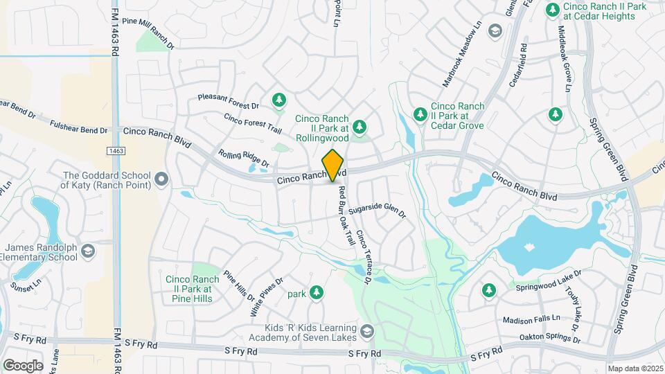 28211 Green Forest Bluff Trail Map and Location Details