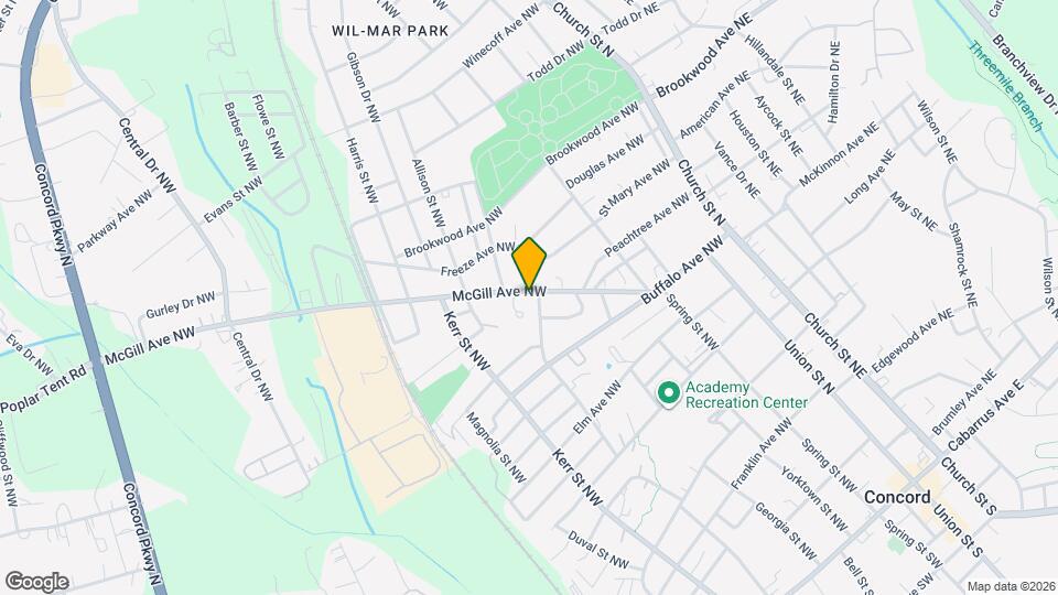 181 McGill Ave NW Map and Location Details