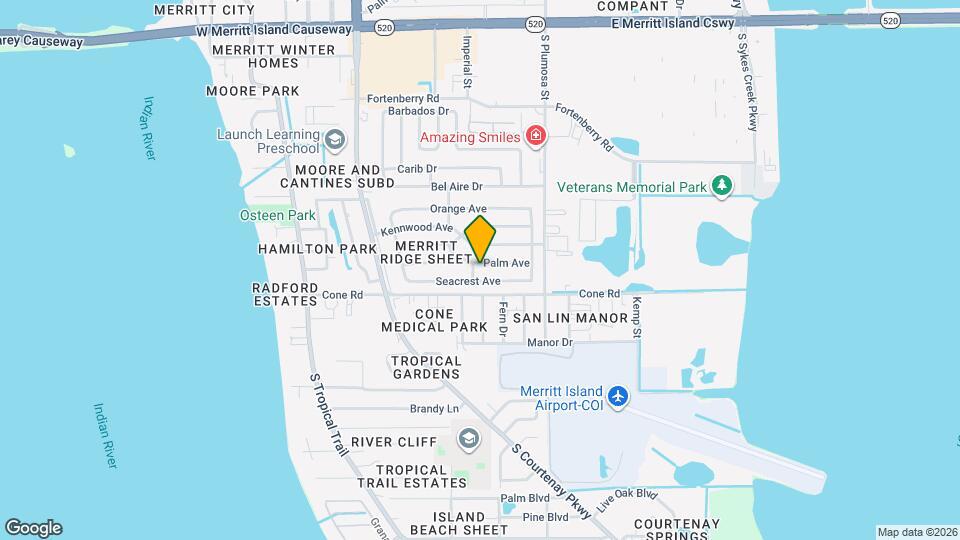 511 Palm Ave Map and Location Details