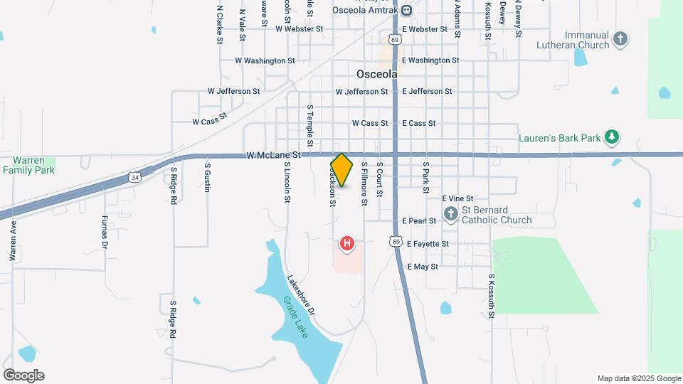 529 S Jackson St Map and Location Details