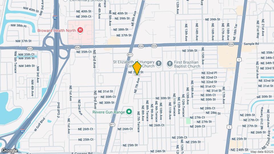 3221 NE 7th Ave Map and Location Details