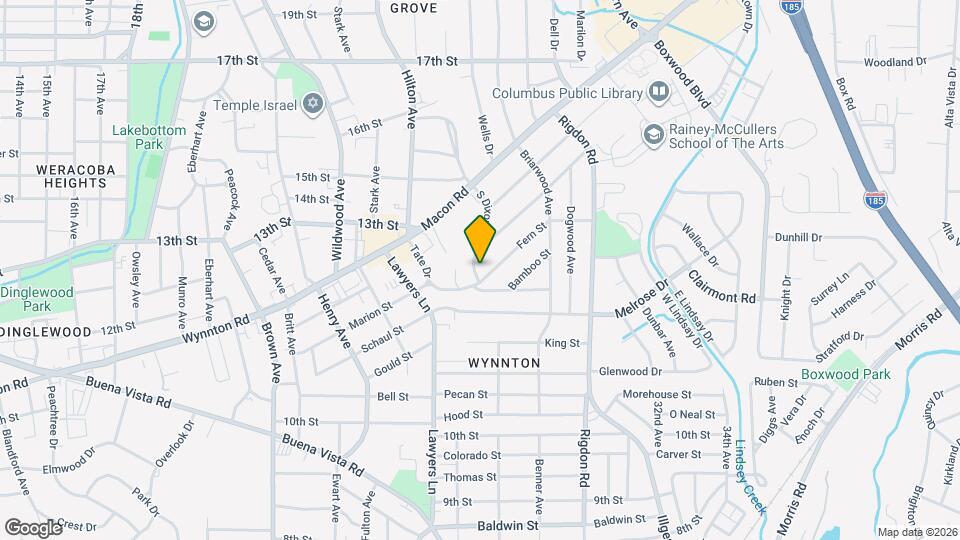 1236 S Dixon Dr Mapa y Detalles de la Ubicación