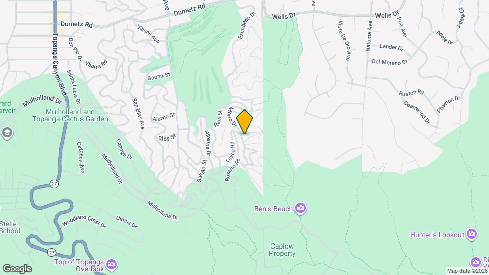 4204 Morro Dr Map and Location Details