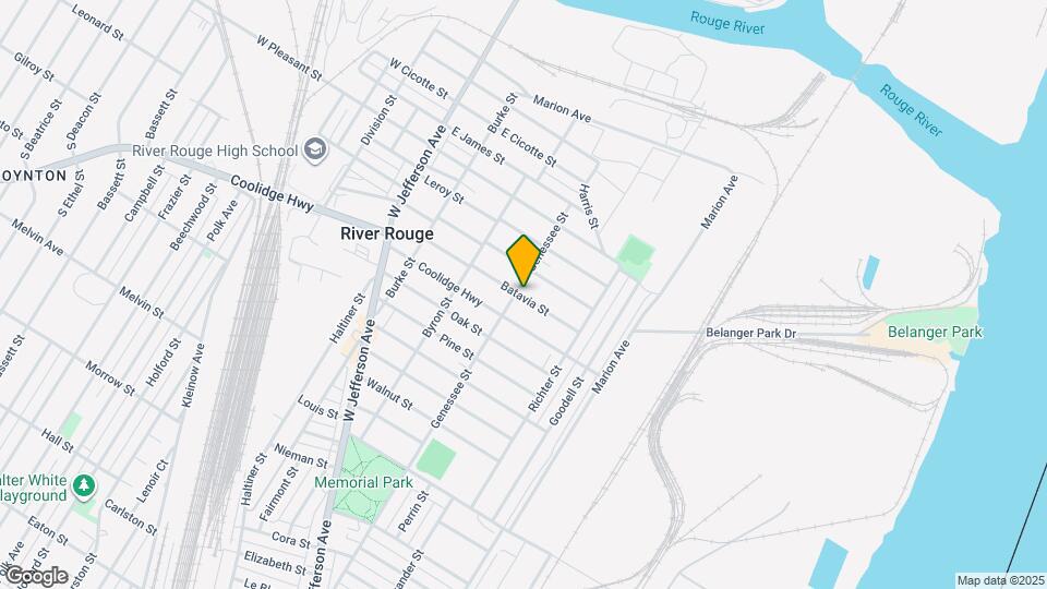 107 Batavia St, Unit #2 Mapa y Detalles de la Ubicación