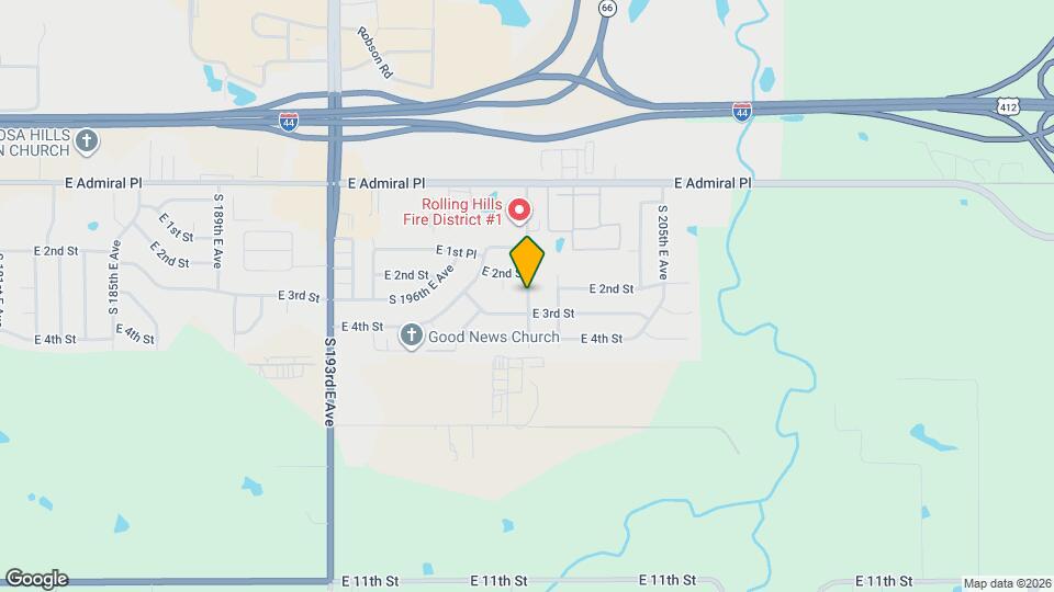 221 S 200th E Ave Map and Location Details