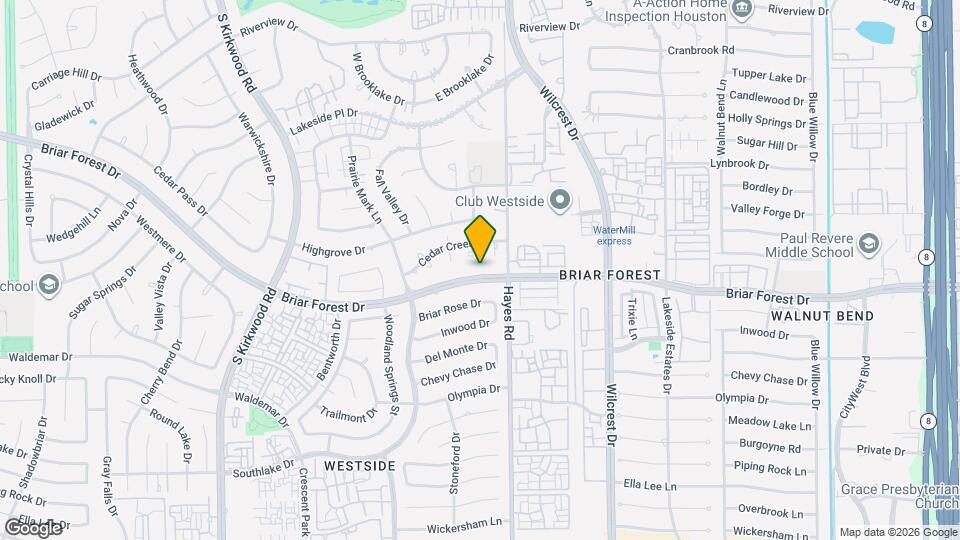 11322 Briar Forest Dr Map and Location Details