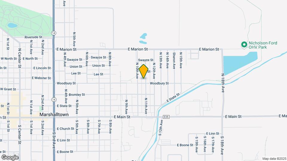 304 N 11th Ave Map and Location Details