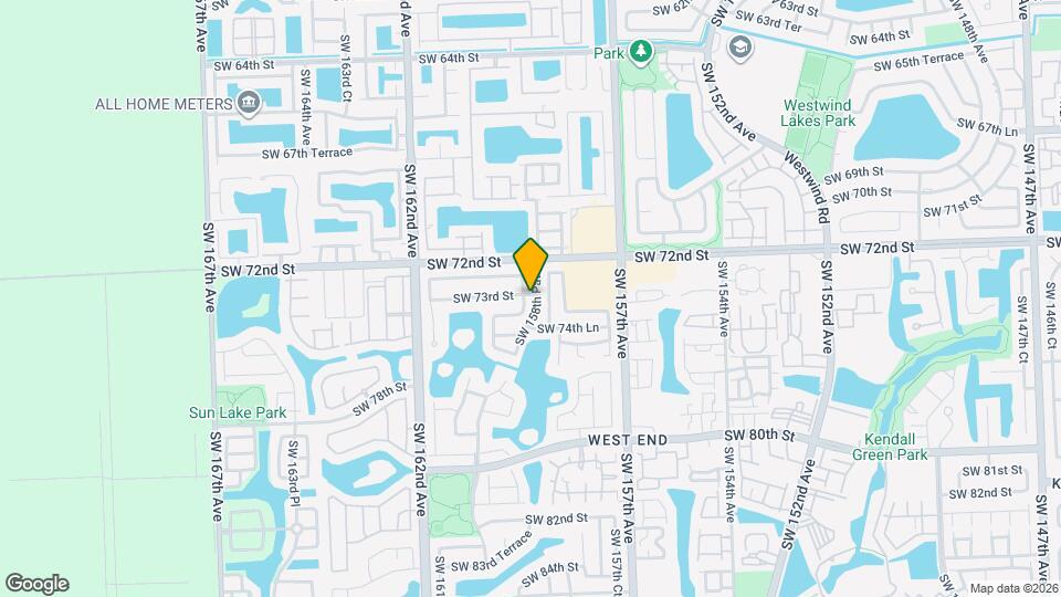 7301 SW 159th Ave, Unit I 1758-106 Map and Location Details