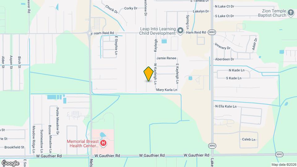 6017 Nobie Ln Map and Location Details