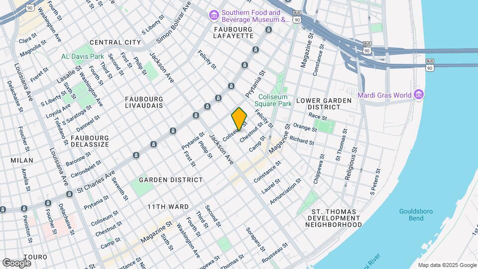 2024 Coliseum St, Unit 4 Map and Location Details