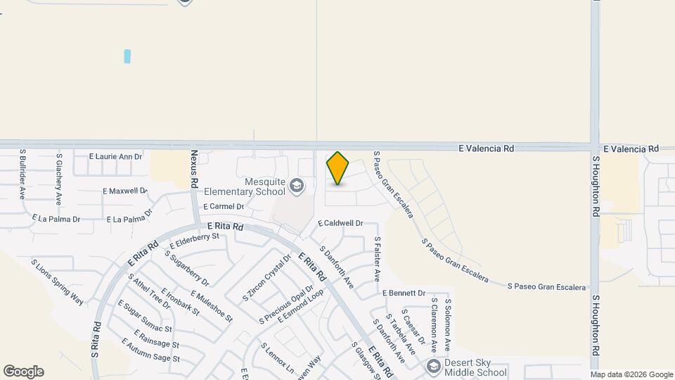 9535 E Friedel Dr Mapa y Detalles de la Ubicación