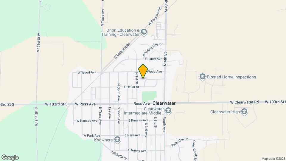 610 E Elaine Ave Map and Location Details