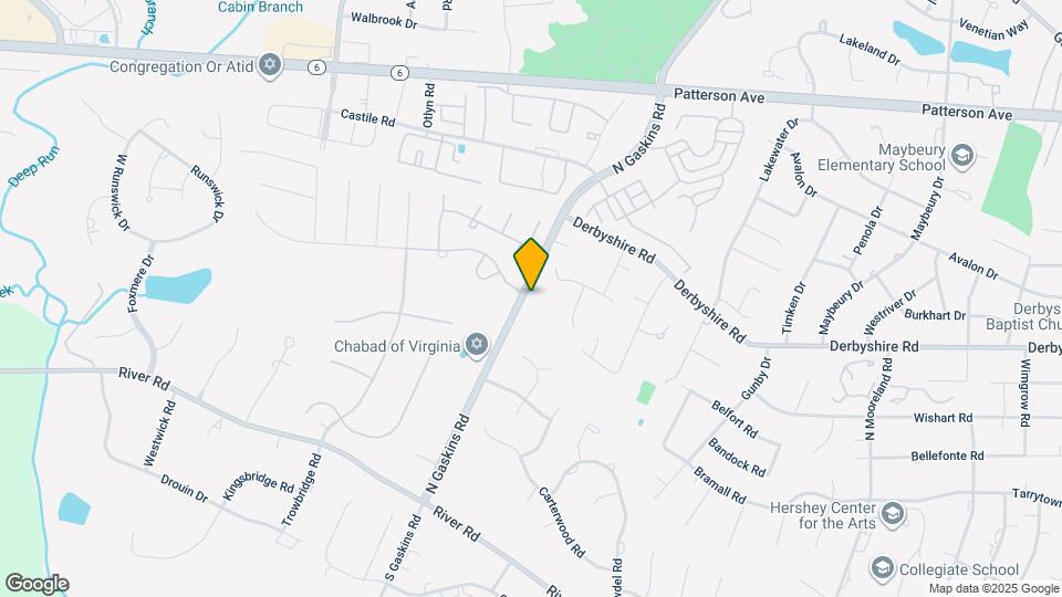 405 N Gaskins Rd Map and Location Details