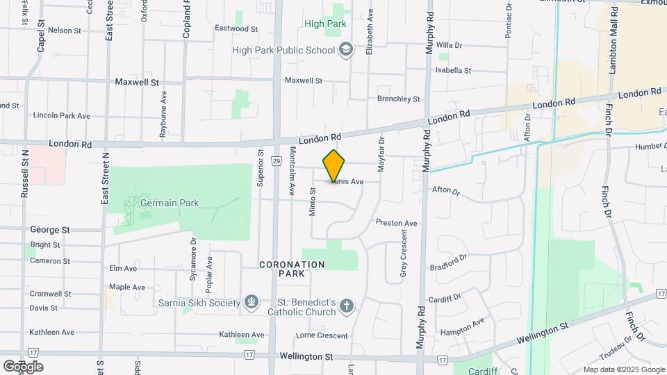 31 Tunis Ave Map and Location Details