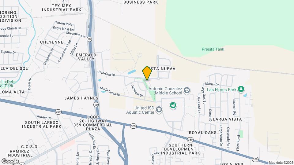 612 Pinos Cir Map and Location Details