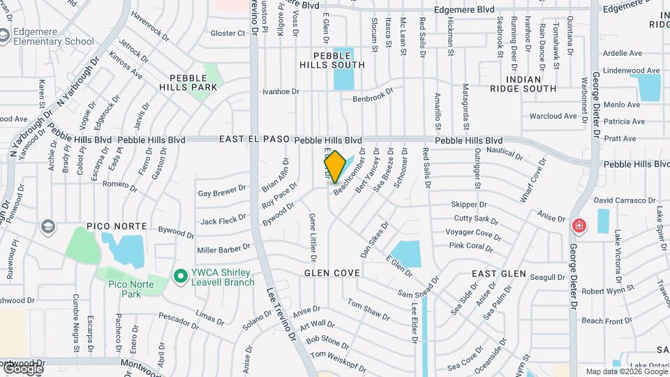 2807 Beachcomber Dr Map and Location Details