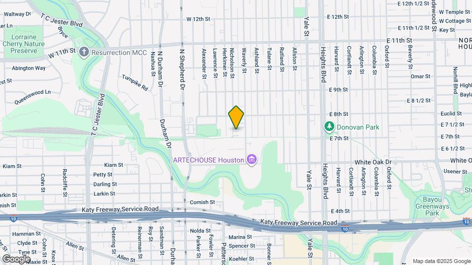 718 Nicholson St Map and Location Details