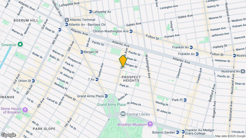 619 Vanderbilt Ave Mapa y Detalles de la Ubicación