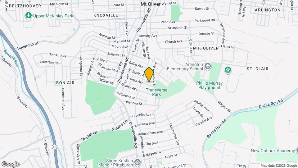 323 Onyx Ave Map and Location Details