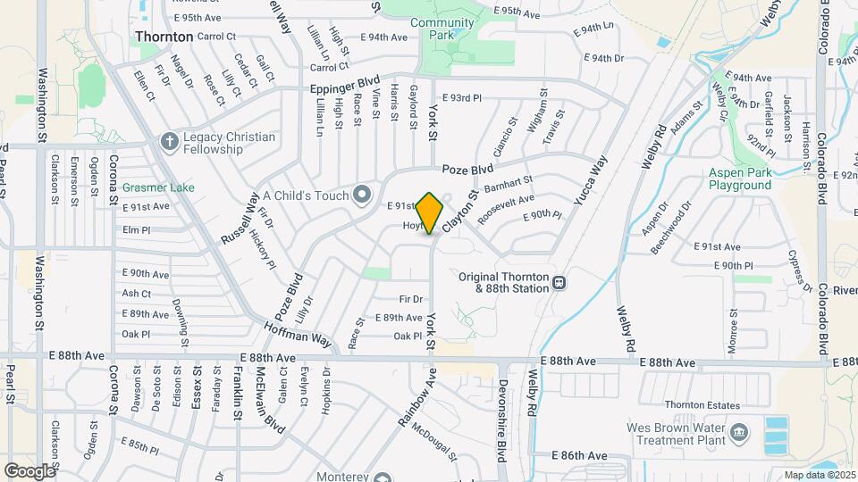 2291 E 90th Ave Map and Location Details