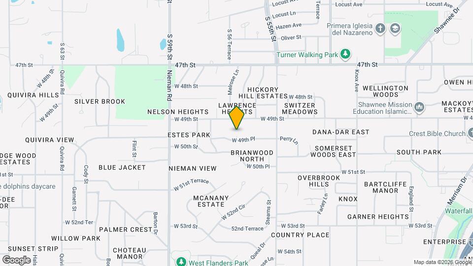 10524 W 49th Pl Map and Location Details