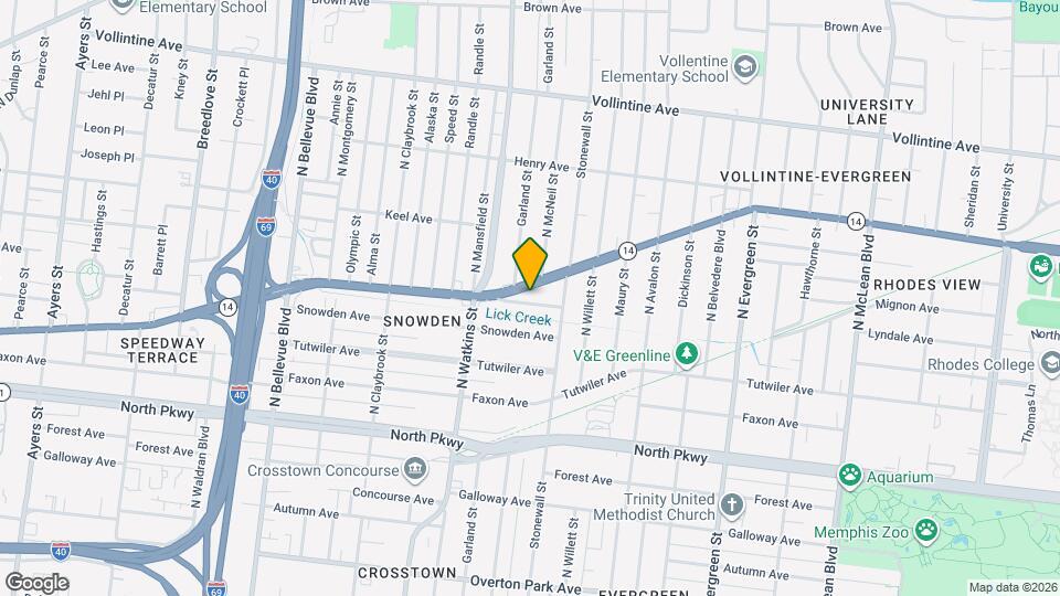 1460 Lyndale Ave Map and Location Details