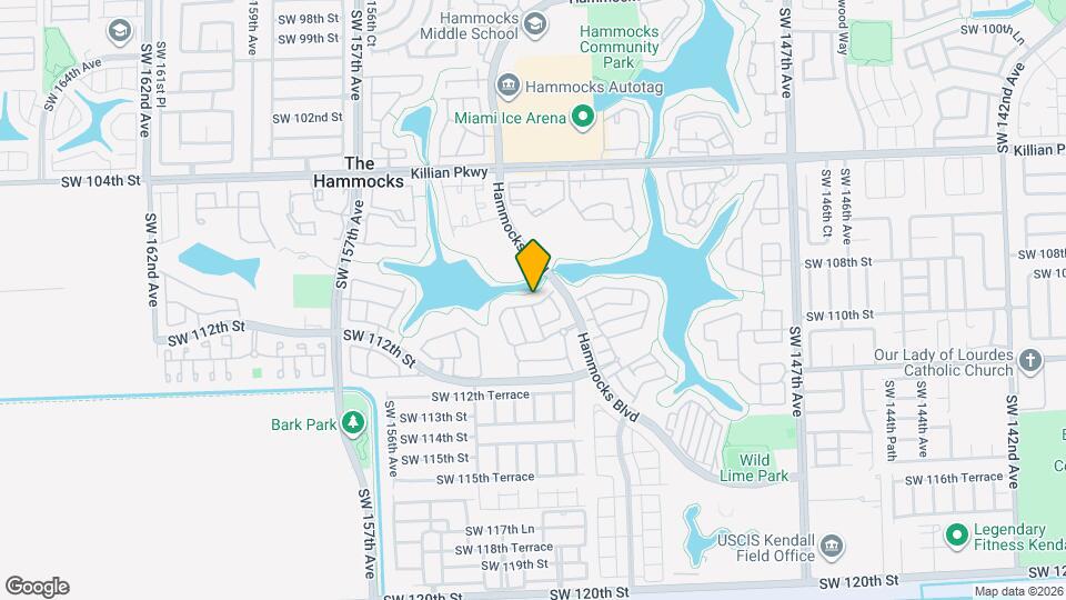 15255 SW 108th Terrace Map and Location Details