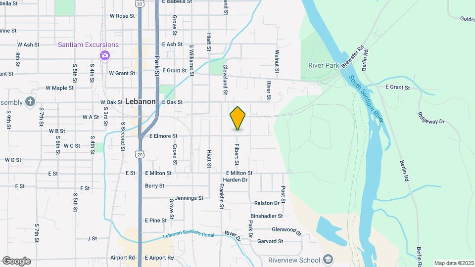 625 E Elmore St Map and Location Details
