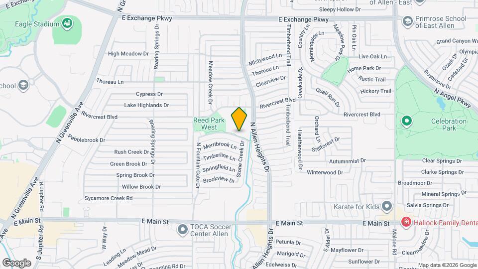 1111 Timbercreek Dr Map and Location Details