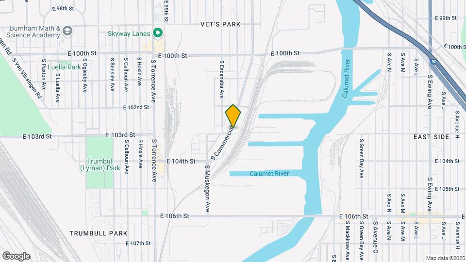 10259 S Commercial Ave Mapa y Detalles de la Ubicación