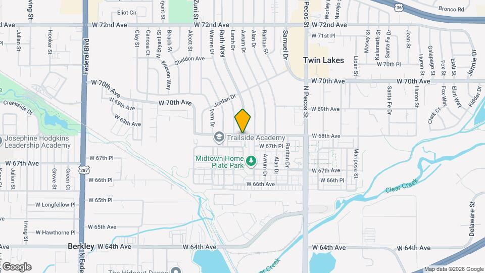 2049 W 67th Pl Map and Location Details